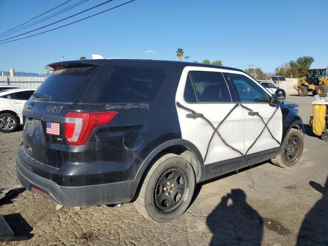 1FM5K8AR2HGB40870 - 2017 FORD EXPLORER POLICE INTERCEPTOR TWO TONE photo 3