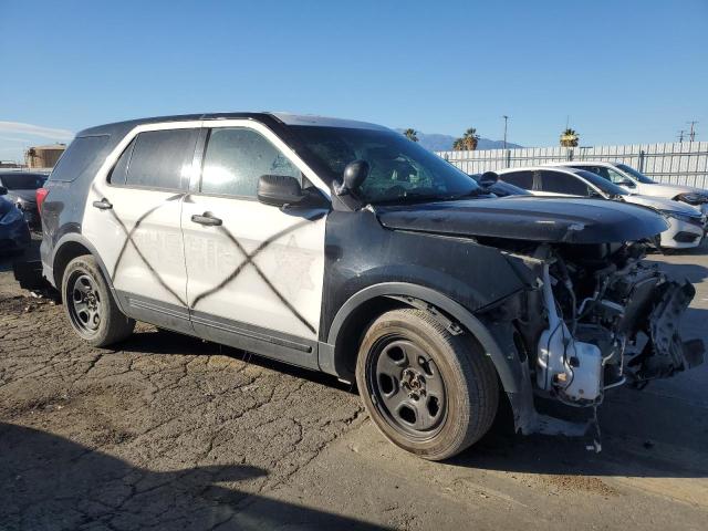 1FM5K8AR2HGB40870 - 2017 FORD EXPLORER POLICE INTERCEPTOR Zweifarbig Foto 4