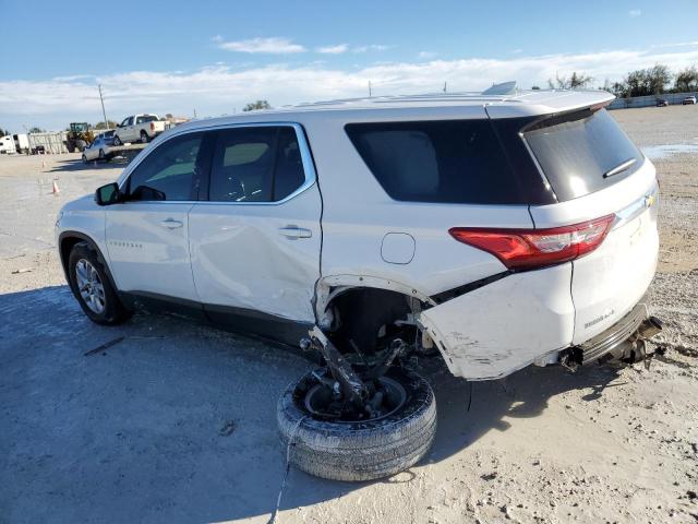 1GNERFKW1LJ192664 - 2020 CHEVROLET TRAVERSE LS WHITE photo 2