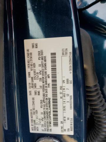 1FMCU0F69LUA69842 - 2020 FORD ESCAPE S 蓝色 照片 14