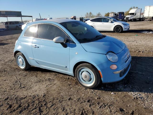 3C3CFFCR7FT575575 - 2015 FIAT 500 LOUNGE BLUE photo 4