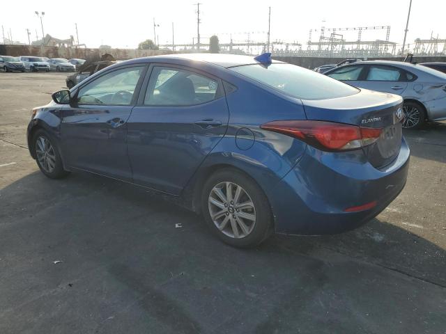 5NPDH4AE5GH684035 - 2016 HYUNDAI ELANTRA SE BLUE photo 2