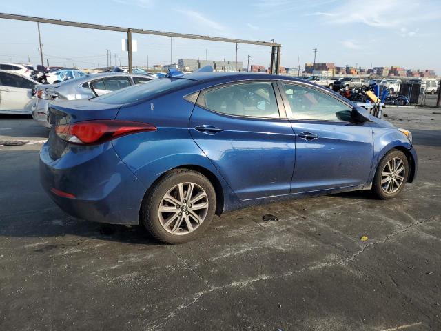 5NPDH4AE5GH684035 - 2016 HYUNDAI ELANTRA SE BLUE photo 3