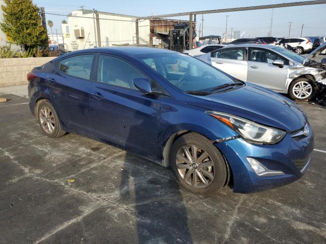 5NPDH4AE5GH684035 - 2016 HYUNDAI ELANTRA SE BLUE photo 4