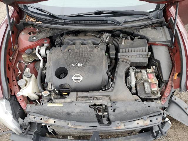 1N4AA51E49C843290 - 2009 NISSAN MAXIMA S BURGUNDY photo 11