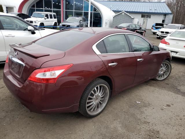 1N4AA51E49C843290 - 2009 NISSAN MAXIMA S BURGUNDY photo 3