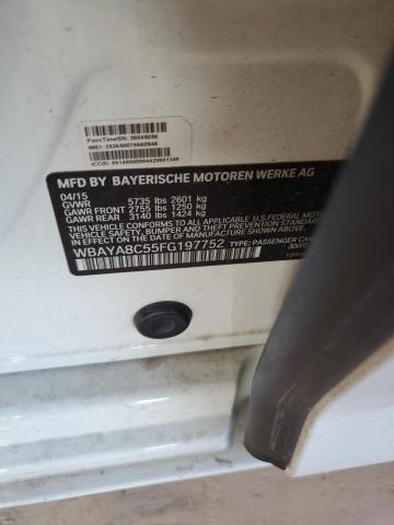 WBAYA8C55FG197752 - 2015 BMW 750 I 白色 照片 12