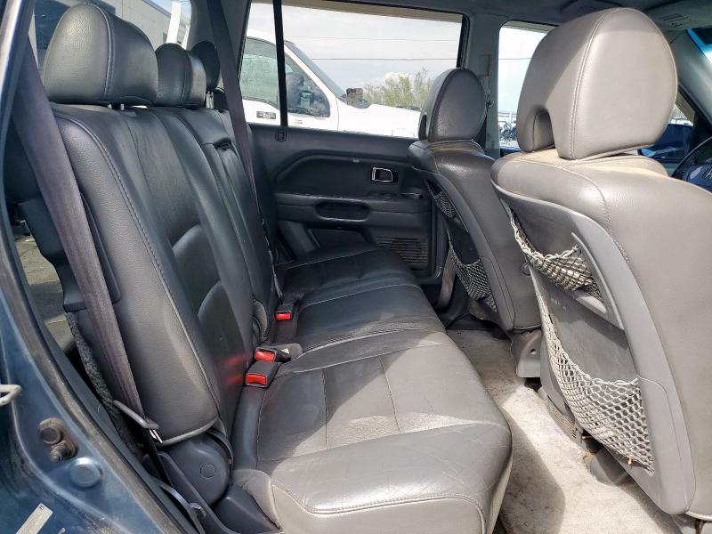 5FNYF28586B021640 - 2006 HONDA PILOT EX GREEN photo 11