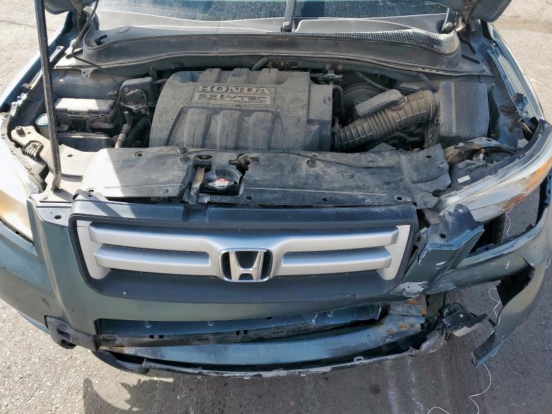 5FNYF28586B021640 - 2006 HONDA PILOT EX GREEN photo 12