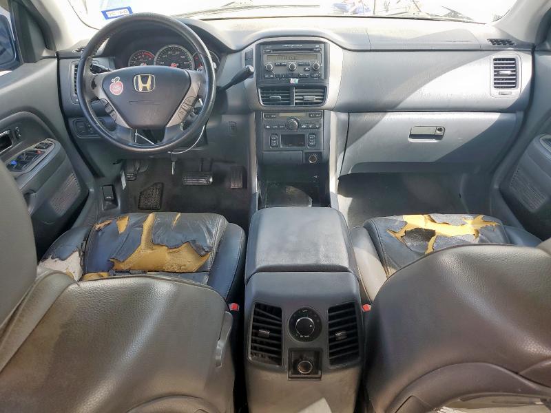 5FNYF28586B021640 - 2006 HONDA PILOT EX GREEN photo 8