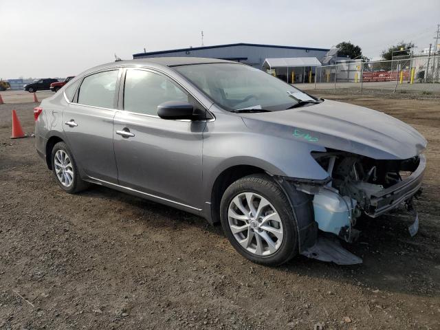 3N1AB7AP5KY443470 - 2019 NISSAN SENTRA S SILVER photo 4