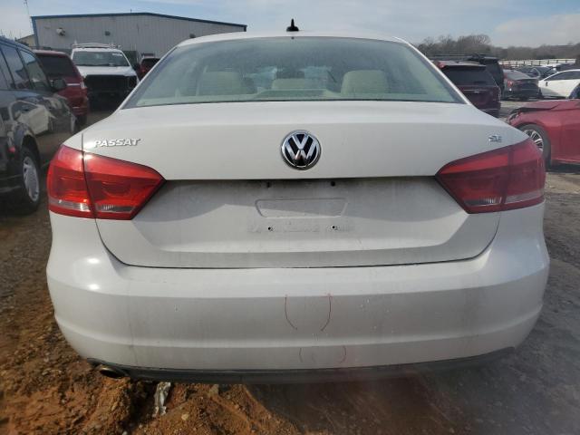 1VWBP7A38CC081609 - 2012 VOLKSWAGEN PASSAT SE WHITE photo 6