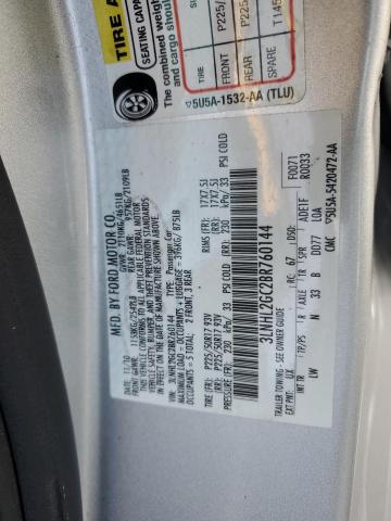 3LNHL2GC2BR760144 - 2011 LINCOLN MKZ SILVER photo 12