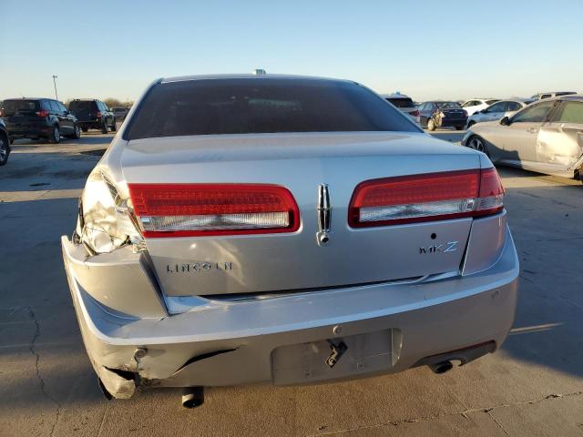 3LNHL2GC2BR760144 - 2011 LINCOLN MKZ SILVER photo 6
