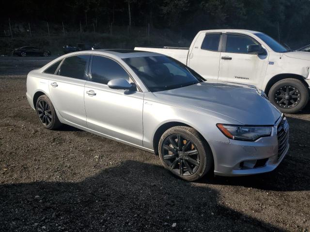 WAUFGAFC6EN067481 - 2014 AUDI A6 PREMIUM PLUS SILVER photo 4