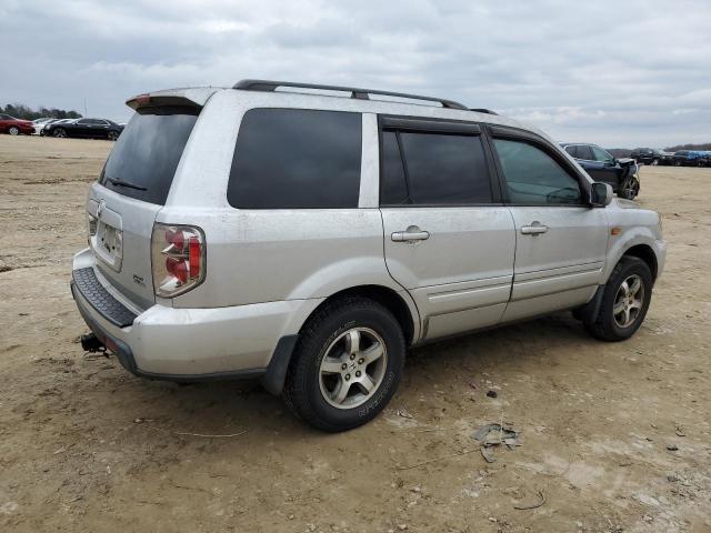 5FNYF28537B009333 - 2007 HONDA PILOT EXL SILVER photo 3