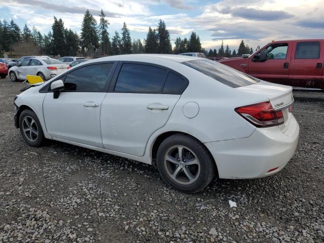 19XFB2F75FE275044 - 2015 HONDA CIVIC SE WHITE photo 2