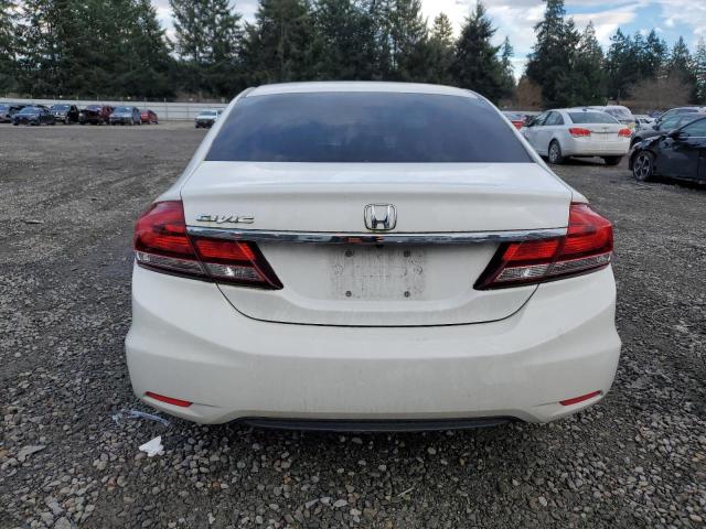 19XFB2F75FE275044 - 2015 HONDA CIVIC SE WHITE photo 6