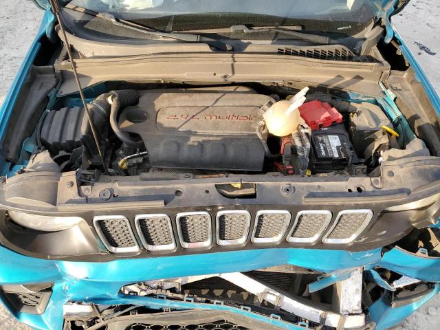 ZACNJAAB7KPK56719 - 2019 JEEP RENEGADE SPORT Синьо-зелений фото 12