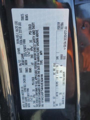 1FMCU0F74HUE32418 - 2017 FORD ESCAPE S 黑色 照片 12