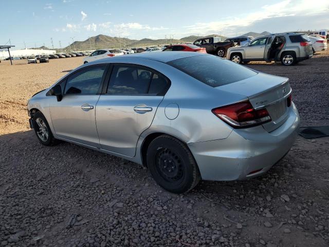 19XFB2E59DE014867 - 2013 HONDA CIVIC LX SILVER photo 2