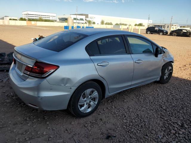 19XFB2E59DE014867 - 2013 HONDA CIVIC LX SILVER photo 3