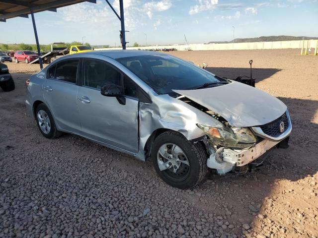 19XFB2E59DE014867 - 2013 HONDA CIVIC LX SILVER photo 4