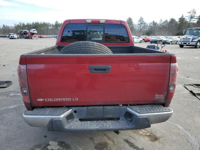 1GCDT136748191440 - 2004 CHEVROLET COLORADO RED photo 6