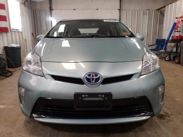 JTDKN3DU2F1994887 - 2015 TOYOTA PRIUS TURQUOISE photo 5