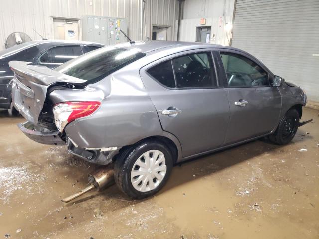 3N1CN7AP2KL805672 - 2019 NISSAN VERSA S GRAY photo 3