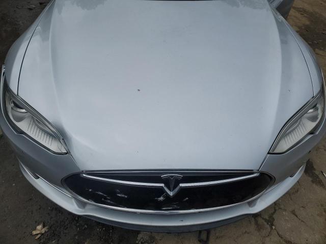 5YJSA1E17FF111670 - 2015 TESLA MODEL S SILVER photo 11