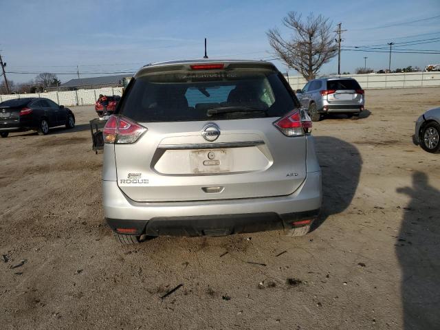 5N1AT2MV3EC854253 - 2014 NISSAN ROGUE S SILVER photo 6