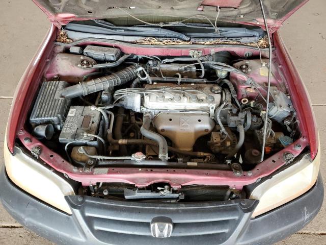1HGCG56611A002676 - 2001 HONDA ACCORD EX BURGUNDY photo 11