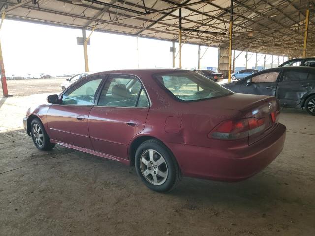 1HGCG56611A002676 - 2001 HONDA ACCORD EX BURGUNDY photo 2