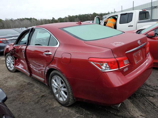 JTHBK1EG4B2448763 - 2011 LEXUS ES 350 RED photo 2