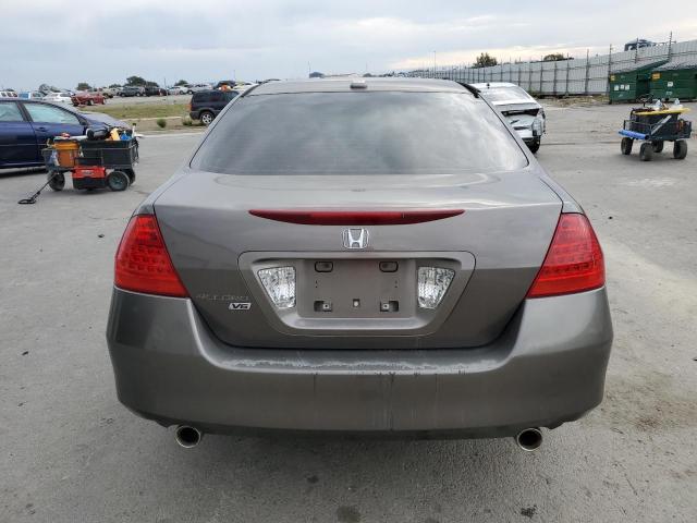 1HGCM665X7A010113 - 2007 HONDA ACCORD EX ნაცრისფერი ფოტო 6