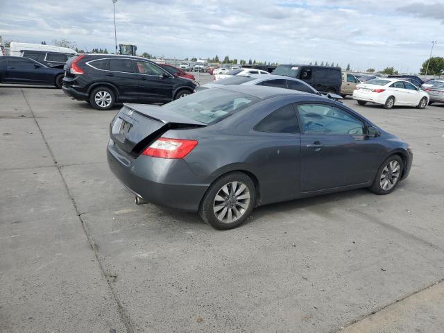 2HGFG12809H532034 - 2009 HONDA CIVIC EX GRAY photo 3