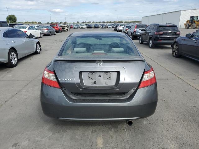 2HGFG12809H532034 - 2009 HONDA CIVIC EX GRAY photo 6