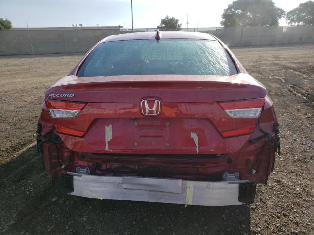 1HGCV1F58JA003149 - 2018 HONDA ACCORD EXL RED photo 6