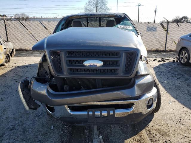 1FTRF12226NA68161 - 2006 FORD F150 GRAY photo 5