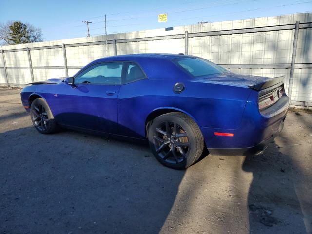 2C3CDZAG2LH210847 - 2020 DODGE CHALLENGER SXT BLUE photo 2