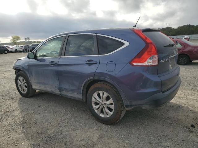 JHLRM4H51CC011436 - 2012 HONDA CR-V EX BLUE photo 2