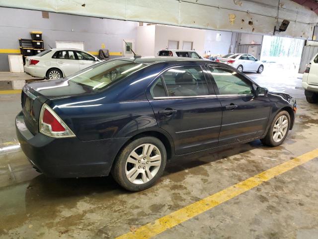 3FAHP08Z58R122162 - 2008 FORD FUSION SEL BLUE photo 3