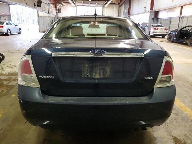 3FAHP08Z58R122162 - 2008 FORD FUSION SEL BLUE photo 6