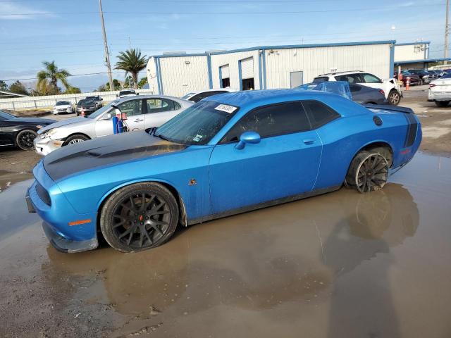 2C3CDZFJ8GH153127 - 2016 DODGE CHALLENGER R/T SCAT PACK BLUE photo 1