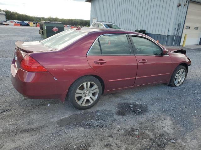 1HGCM56806A120087 - 2006 HONDA ACCORD EX BURGUNDY photo 3