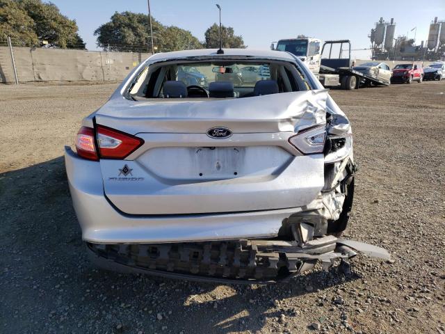 3FA6P0G79FR128292 - 2015 FORD FUSION S SILVER photo 6