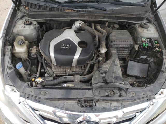 5NPEC4AB1DH663235 - 2013 HYUNDAI SONATA SE SILVER photo 11