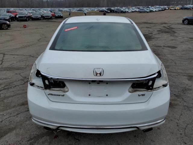 1HGCR3F83GA016331 - 2016 HONDA ACCORD EXL WHITE photo 6