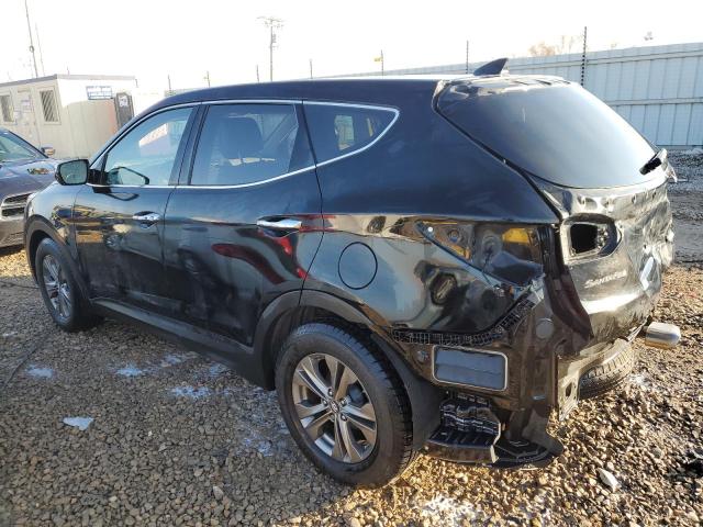 5XYZUDLB1DG116663 - 2013 HYUNDAI SANTA FE S BLACK photo 2